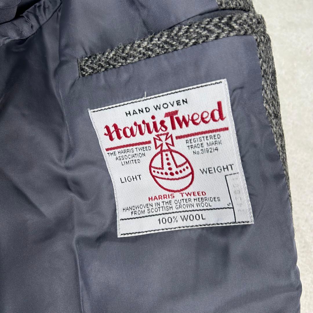 極希少☆J.PRESS ハリスツイード ヘリンボーンステンカラーコート