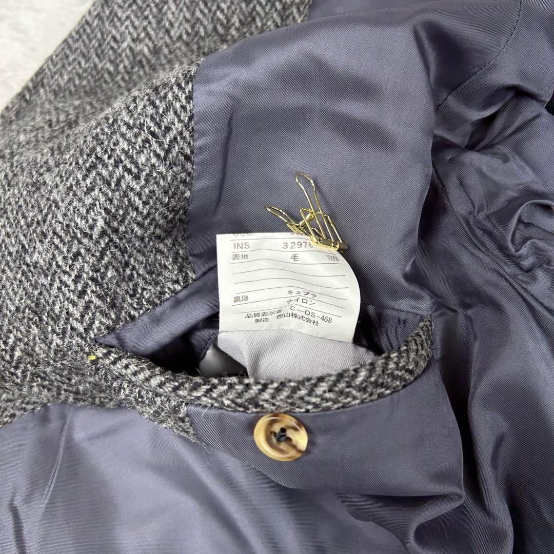 極希少☆J.PRESS ハリスツイード ヘリンボーンステンカラーコート