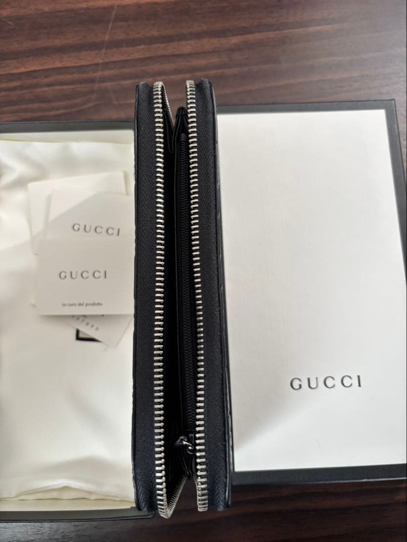 美品　GUCCI グッチ ジッピーウォレット 長財布