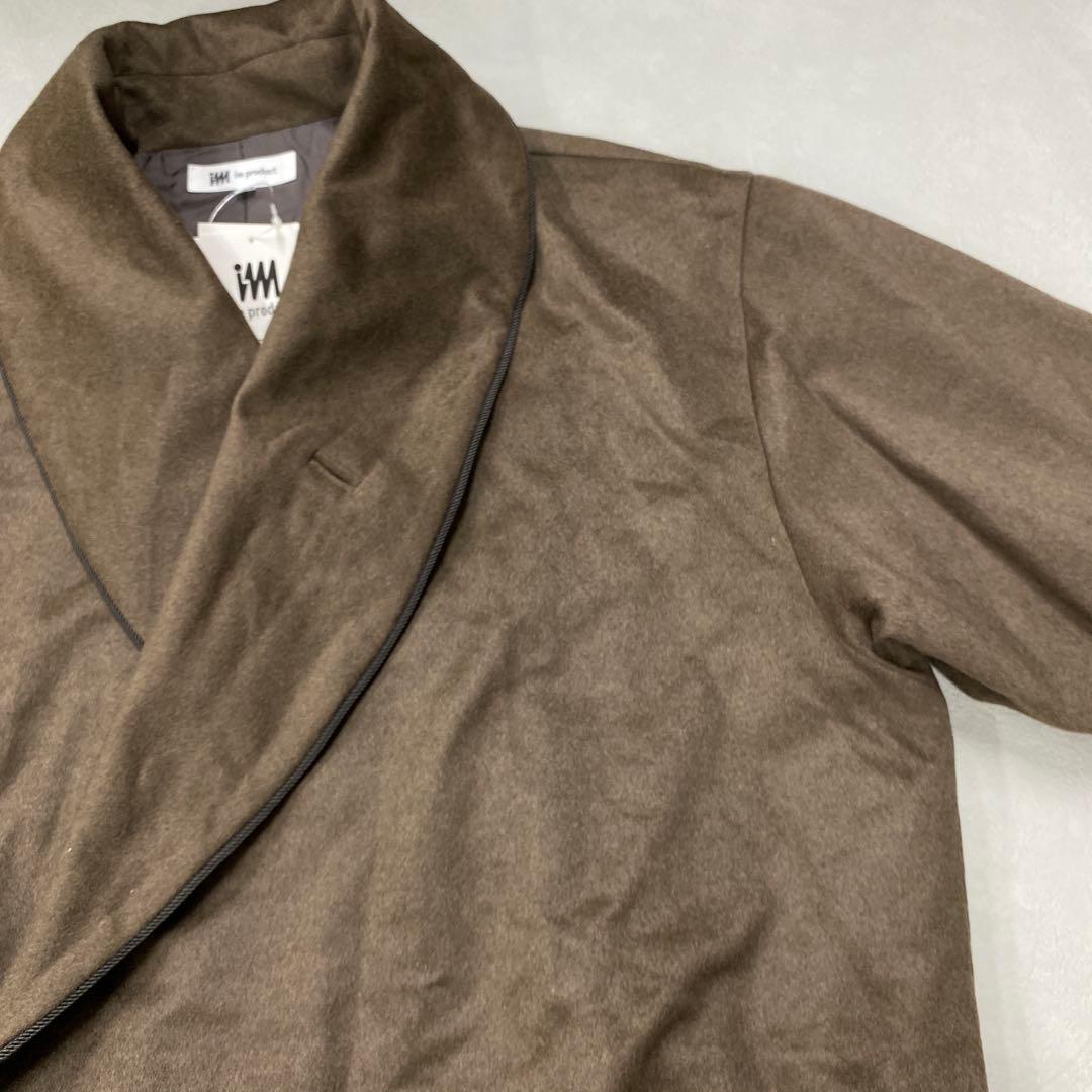 N112◯ im product レディースガウン Lサイズ カシミヤ100%