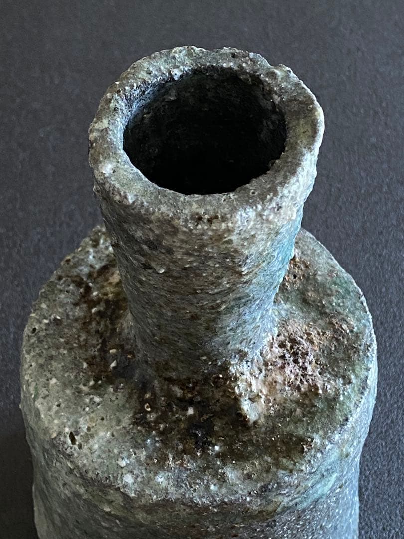 伊賀焼　伊賀砧花入　古谷道生　　#2402