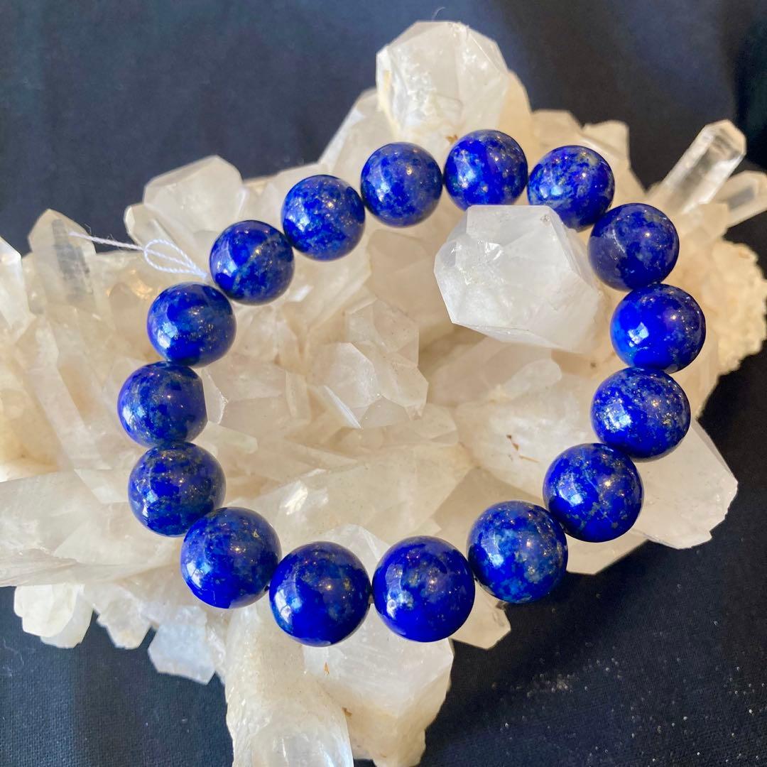 ラピスラズリ ブレスレット 9月 誕生石 最高品質 天然石 パワーストーン