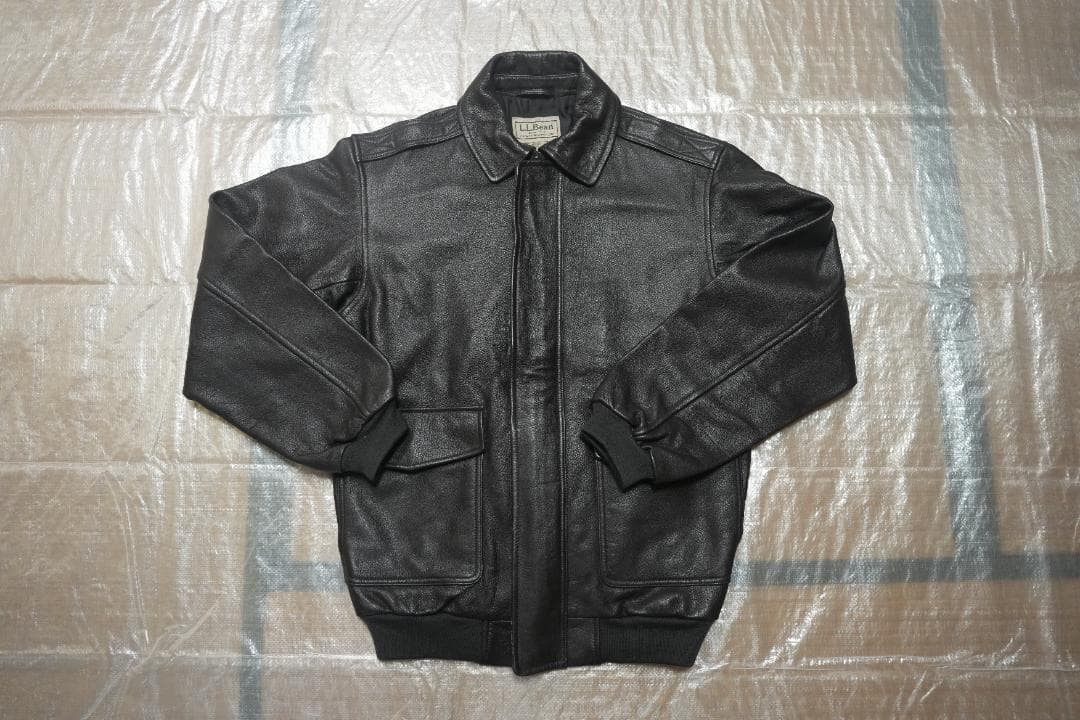 LL BEAN A-2 レザージャケット ダークブラウン サイズM-TALL