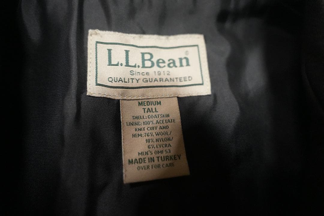 LL BEAN A-2 レザージャケット ダークブラウン サイズM-TALL