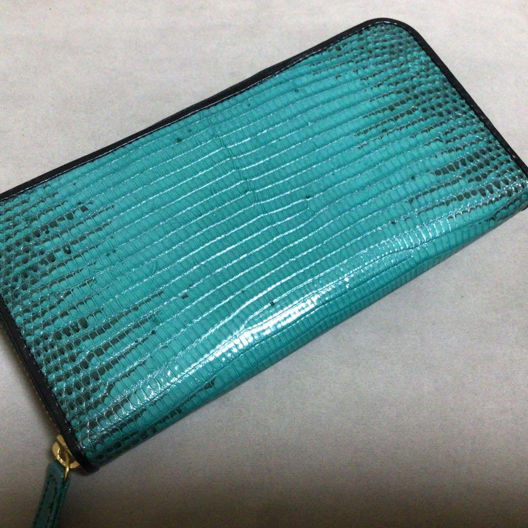 特別価格　シャイニング　リザード✖️パイソン　ラウンドファスナーウォレット