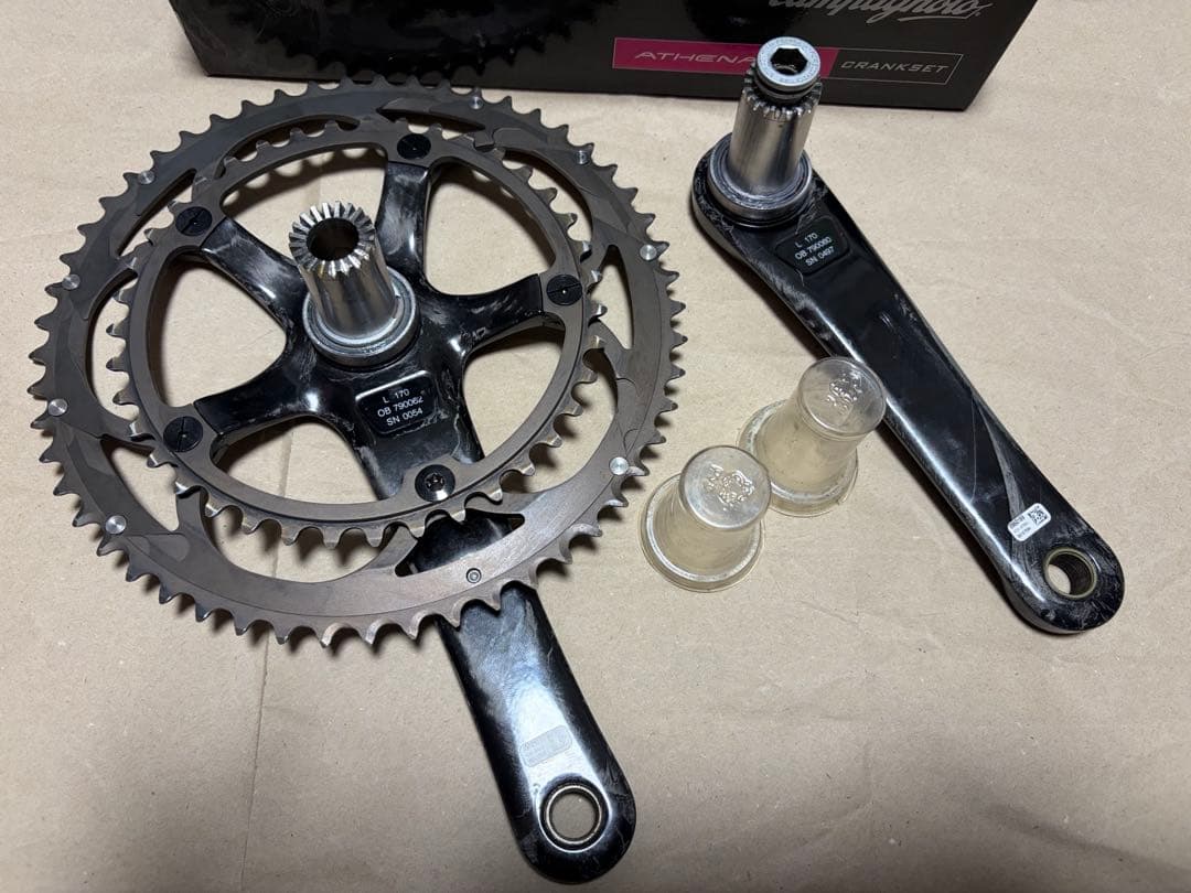 カンパニョーロ アテナ カーボンクランク ウルトラトルク53/39 170mm