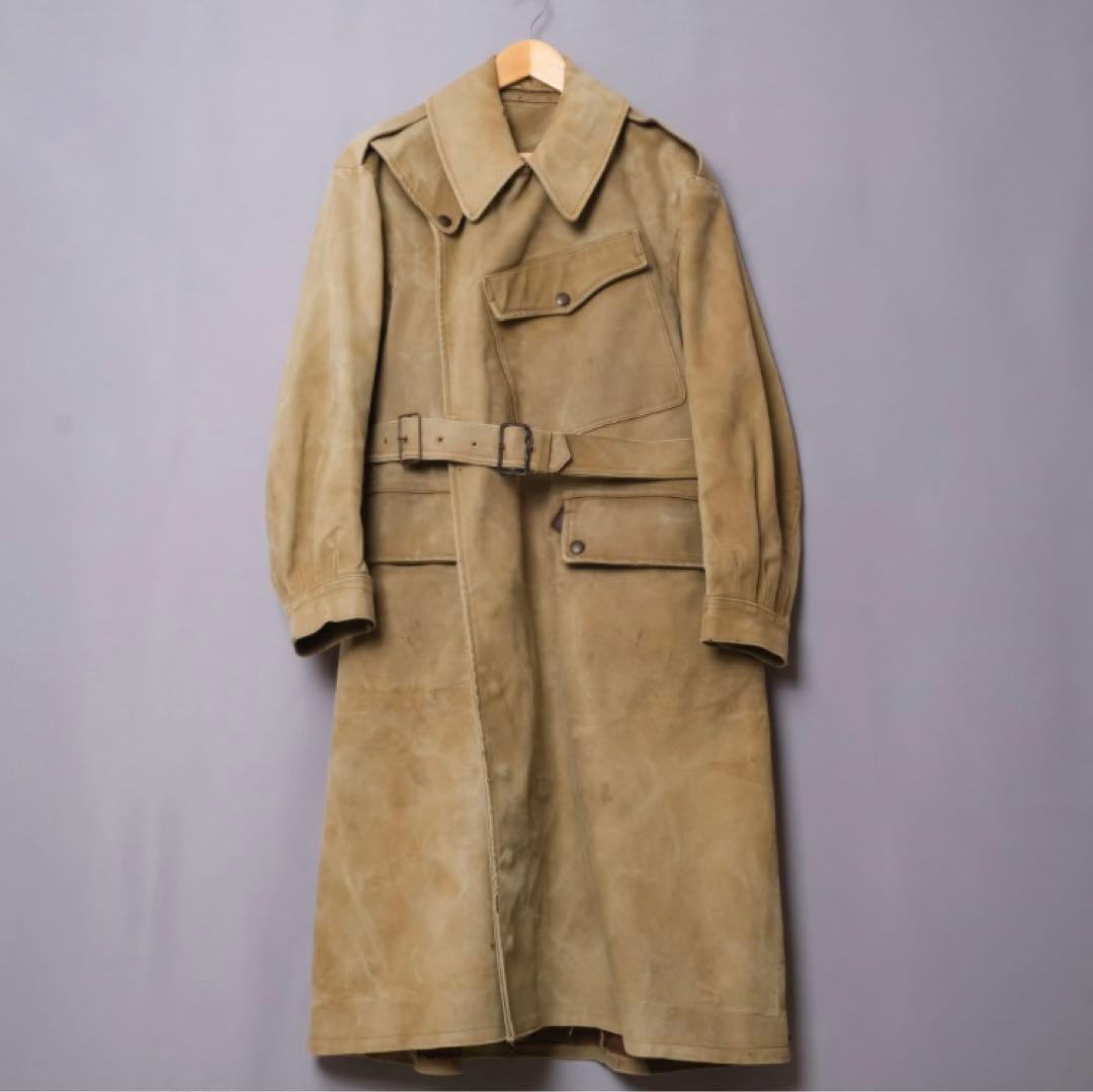 希少40s British Dispatch Mortorcycle Coat