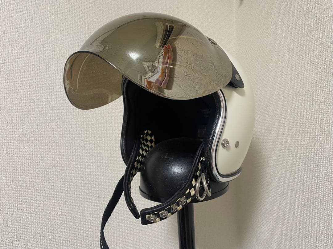 TT&CO Super Magnum ジェットヘルメット ホワイト