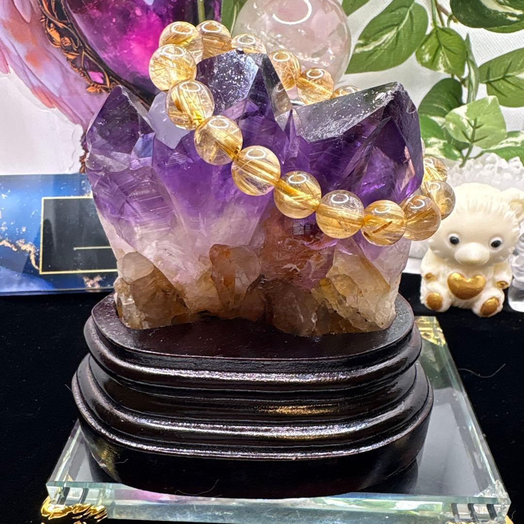 レア♡コンゴ産アメジストポイントクラスター原石No.1245