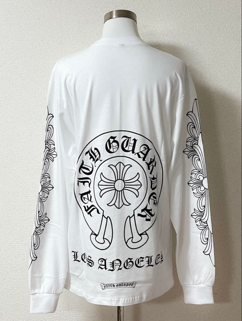 CHROME HEARTS クロムハーツ 長袖Tシャツ ロンT ホワイト