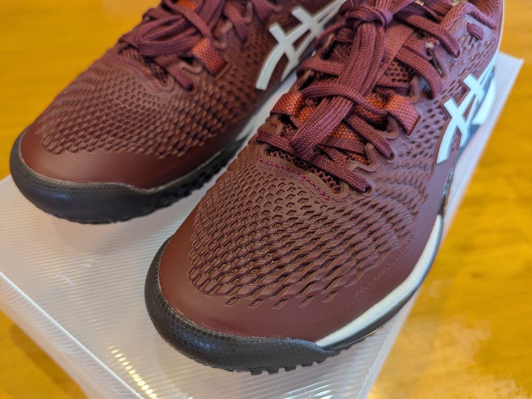 【美品】asics アシックス テニスシューズ GEL-RESOLUTION 9