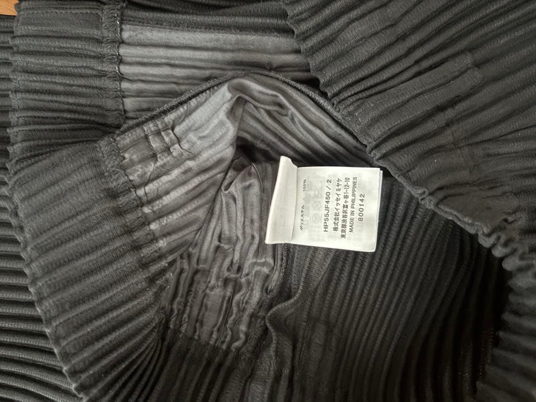 黒　サイズ2 HOMME PLISSÉ ISSEY MIYAKE BASICS