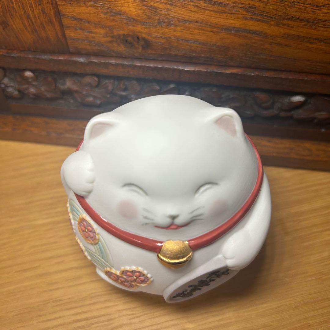 リヤドロ LLADRO　招き猫　人形　置物　縁起物　仕事運