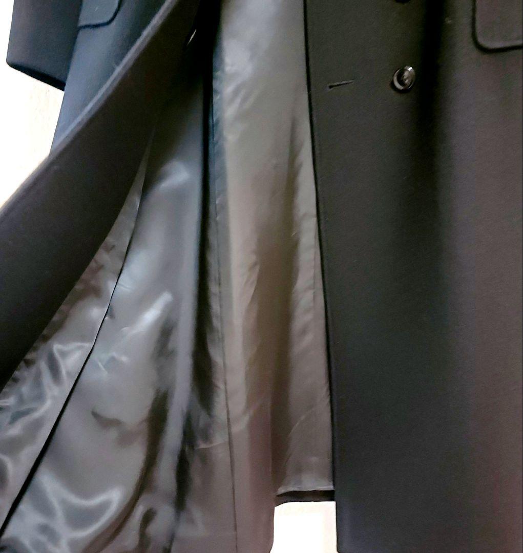 【EPOCA】美品 ウールロングコート フォックスファー　クリーニング済み40