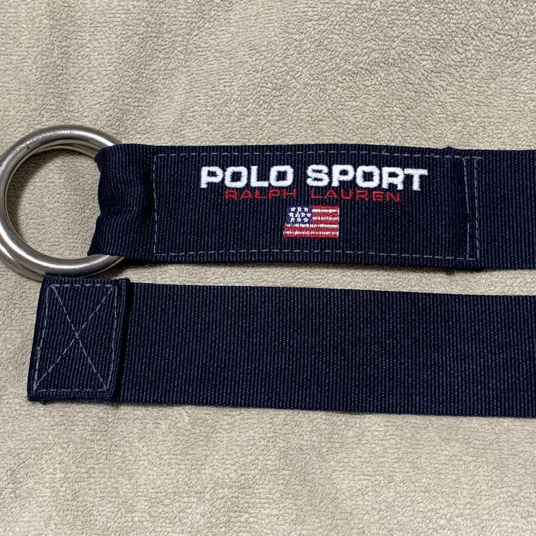 90s POLO SPORT ダブルリングベルト