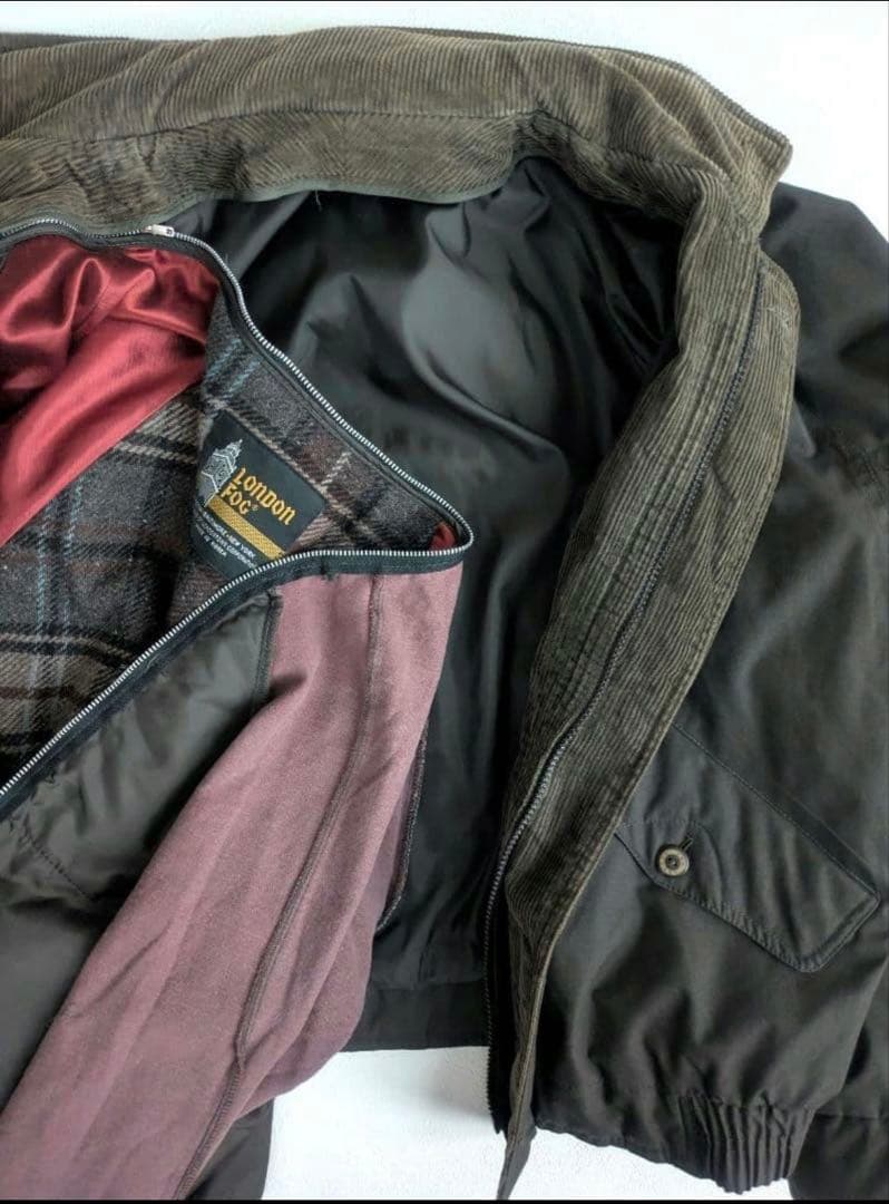 状態◎80s London fog スイングトップ L 襟コーデュロイ 短丈