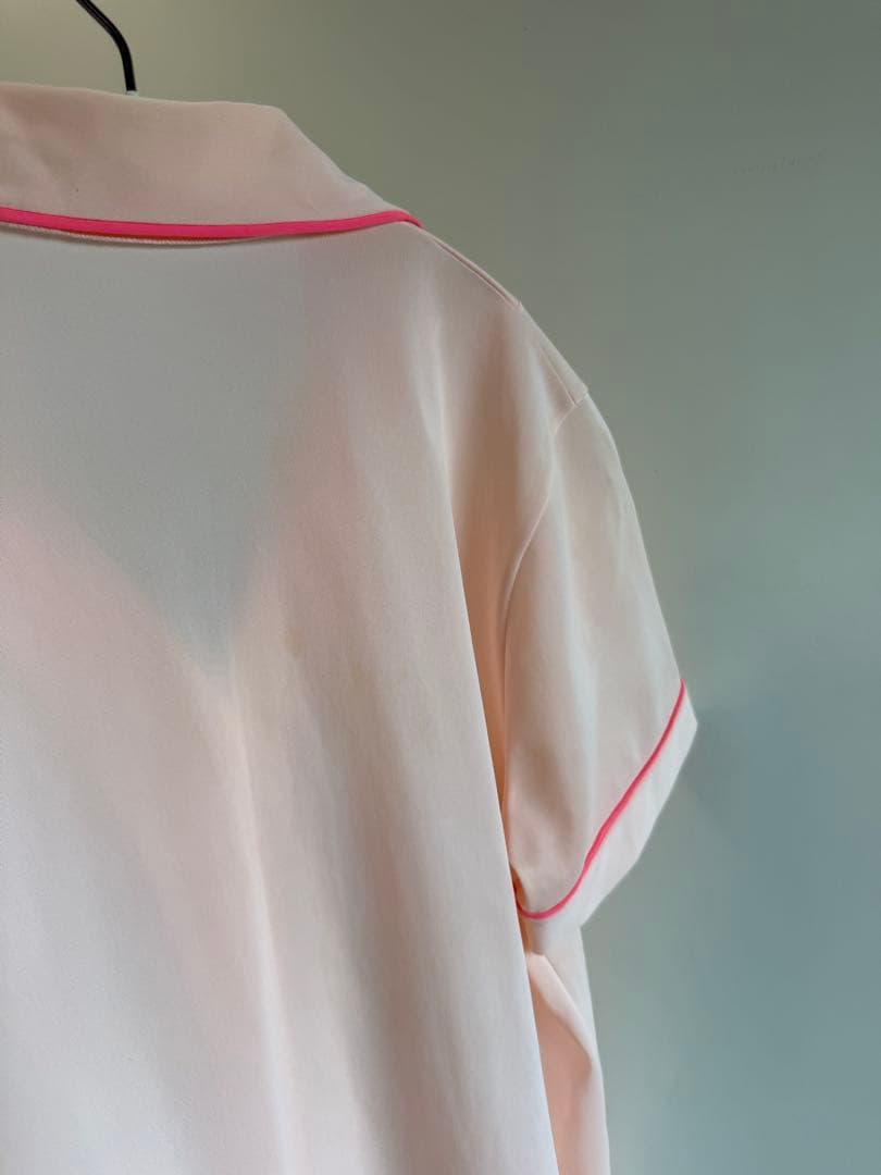 3点おまとめ　80s シアーシャツ ベビーピンク jantiques