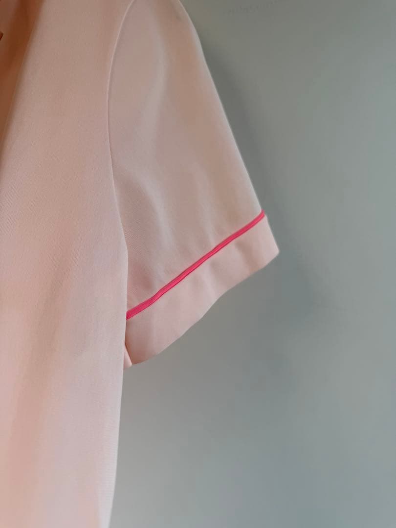 3点おまとめ　80s シアーシャツ ベビーピンク jantiques