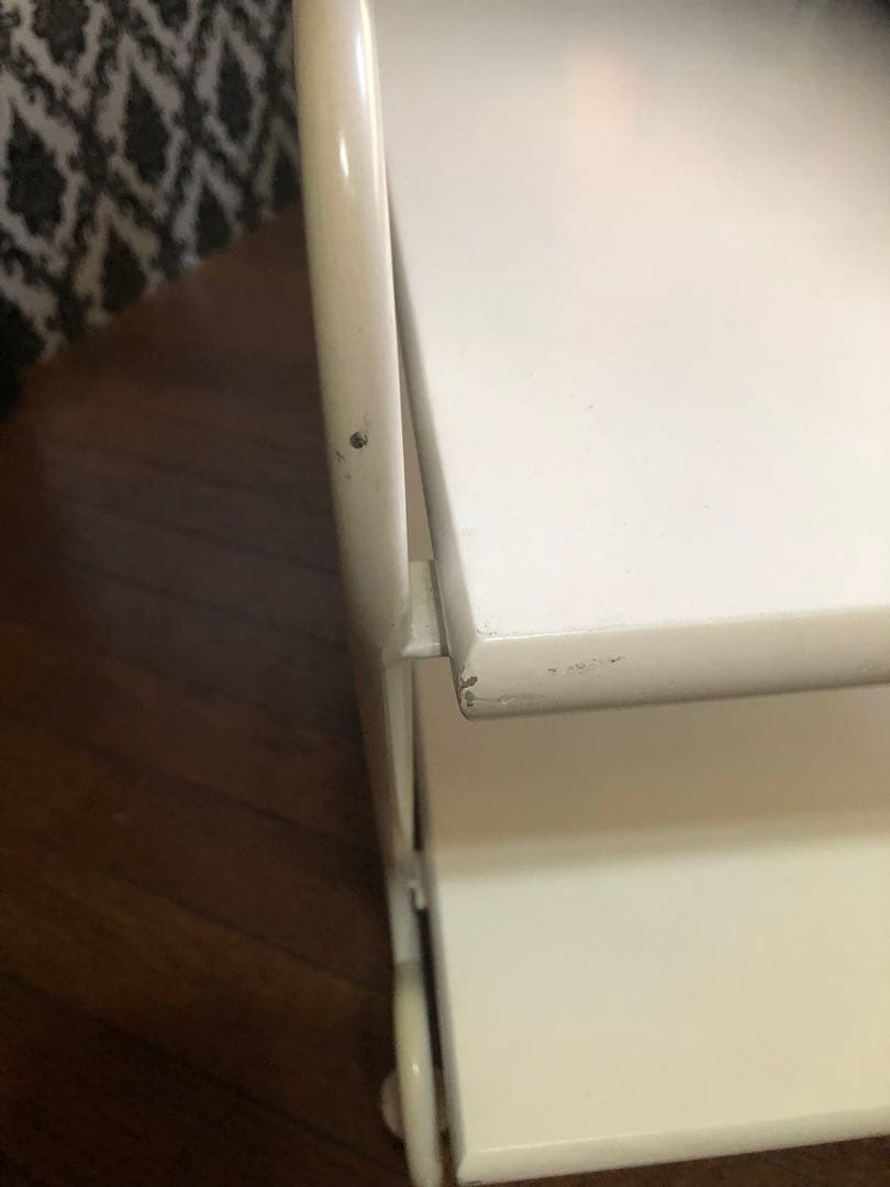 希少ホワイトアイアン♦️ロココ アンティーク調ボード♦️オープンキャビネット♦️送料込