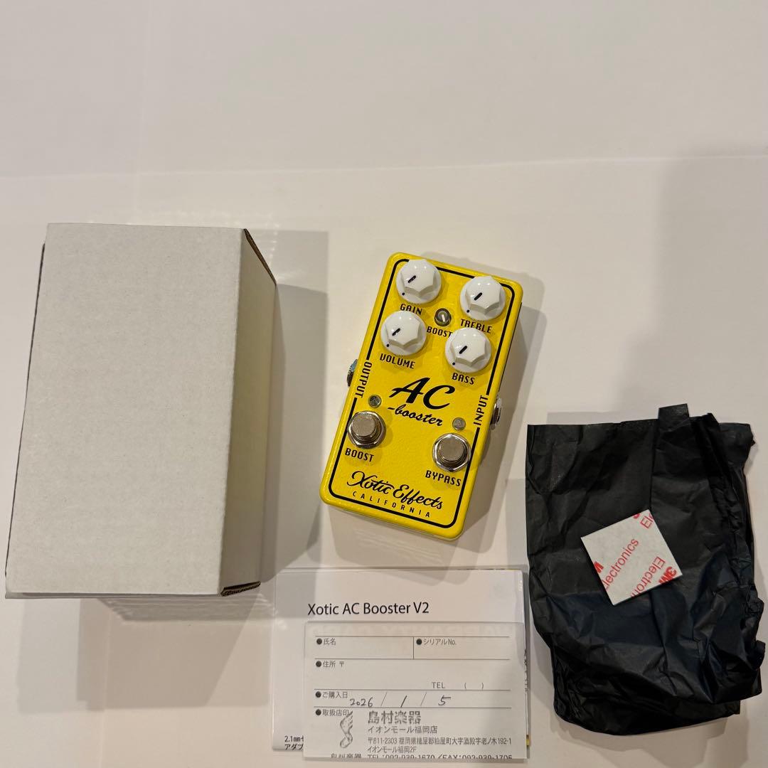 Xotic Effects AC Booster V2 オーバードライブ