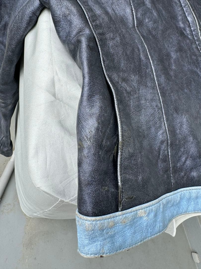 最終値下げ!激レア！特別な質感 AVIREX レザージャケットシングルライダース