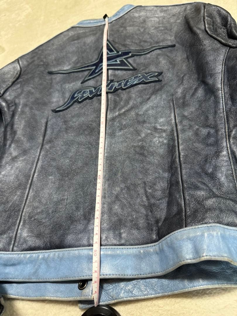 最終値下げ!激レア！特別な質感 AVIREX レザージャケットシングルライダース