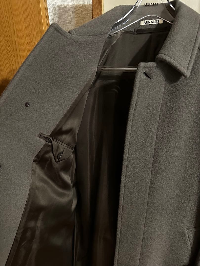 【限定色】AURALEE Cashmere Wool Mosser Coat