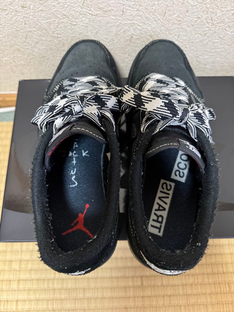 エアジョーダン1 トラヴィススコット　ブラックファントム