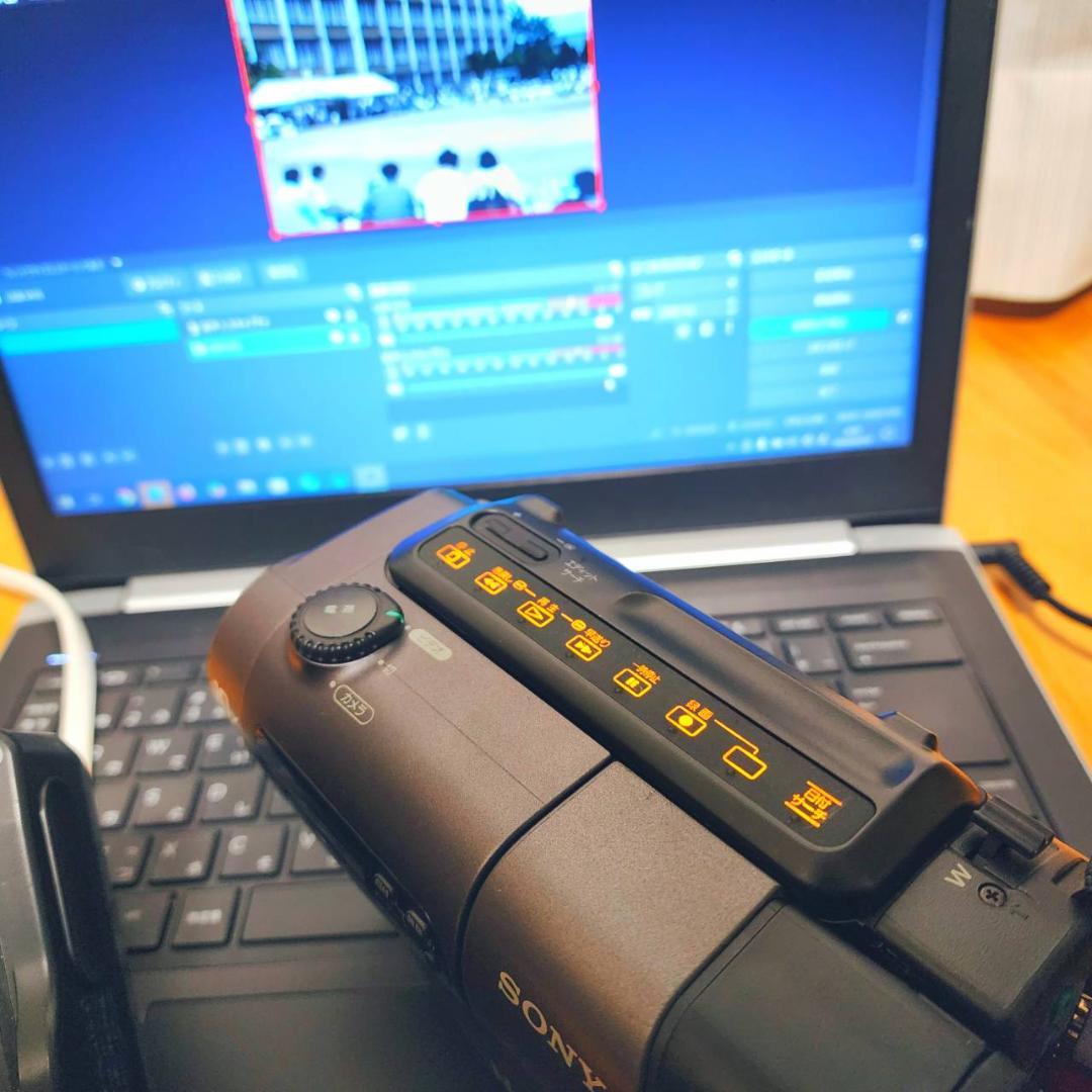 【動作確認済】 SONY Hi8 高画質 ビデオカメラ CCD-TR3 セット