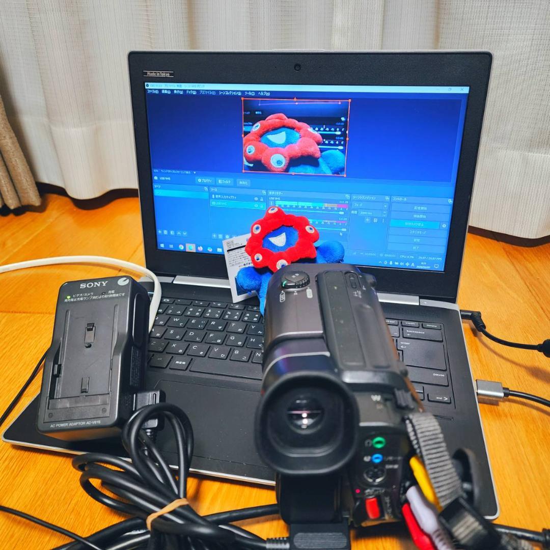 【動作確認済】 SONY Hi8 高画質 ビデオカメラ CCD-TR3 セット