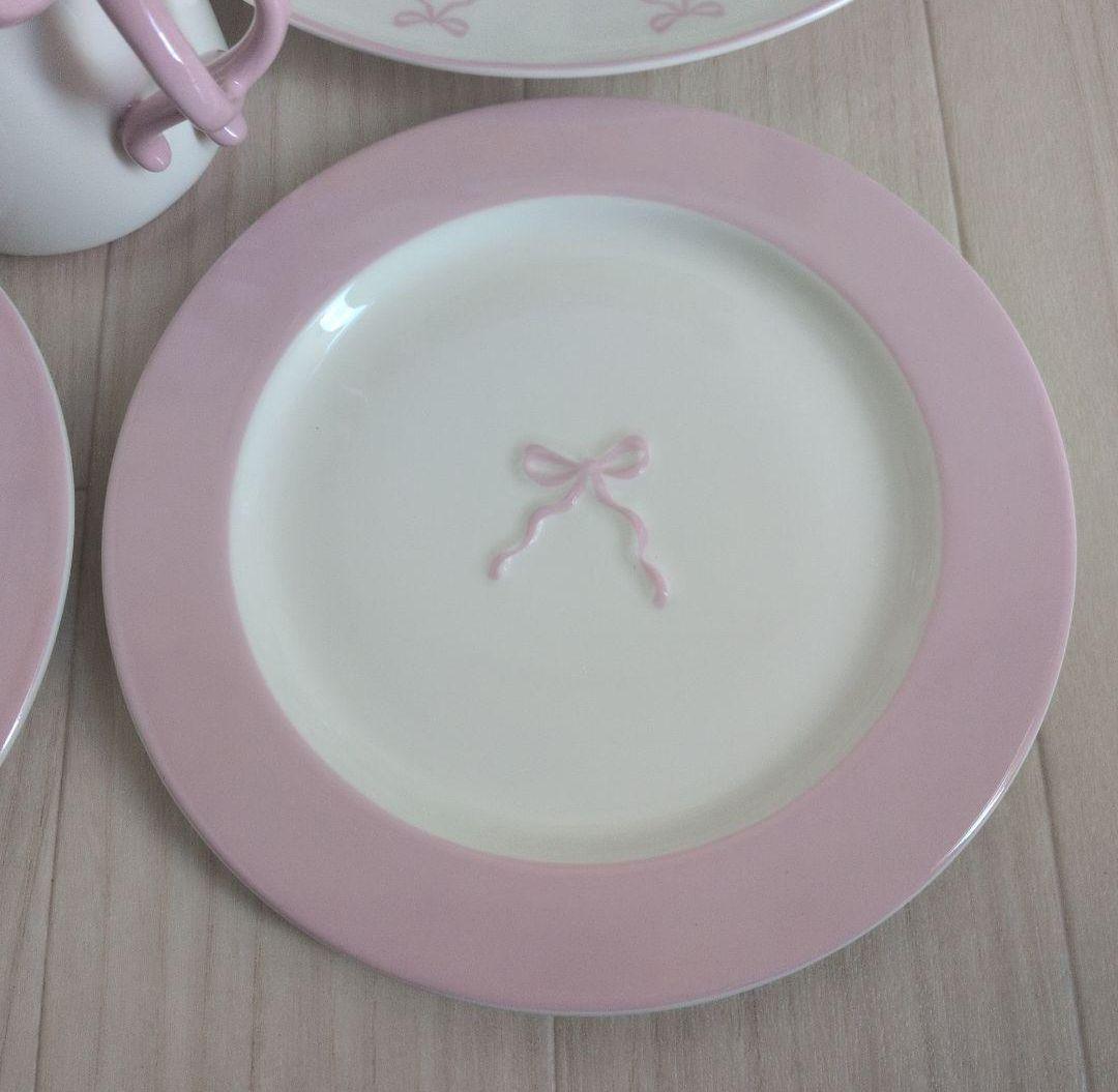 リボン 食器5点セット