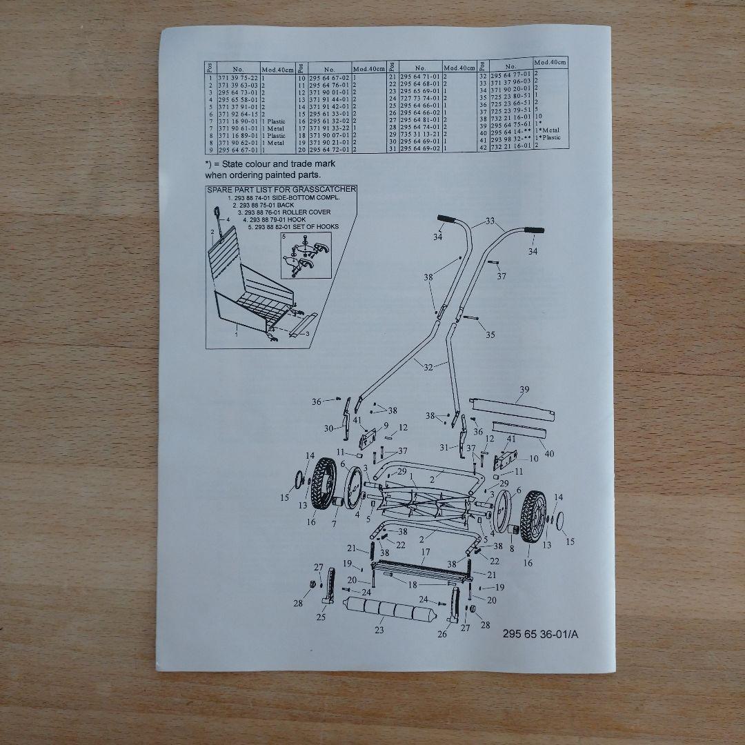 Husqvarna Novo Cut 64　手動式芝刈り機　ハスクバーナ