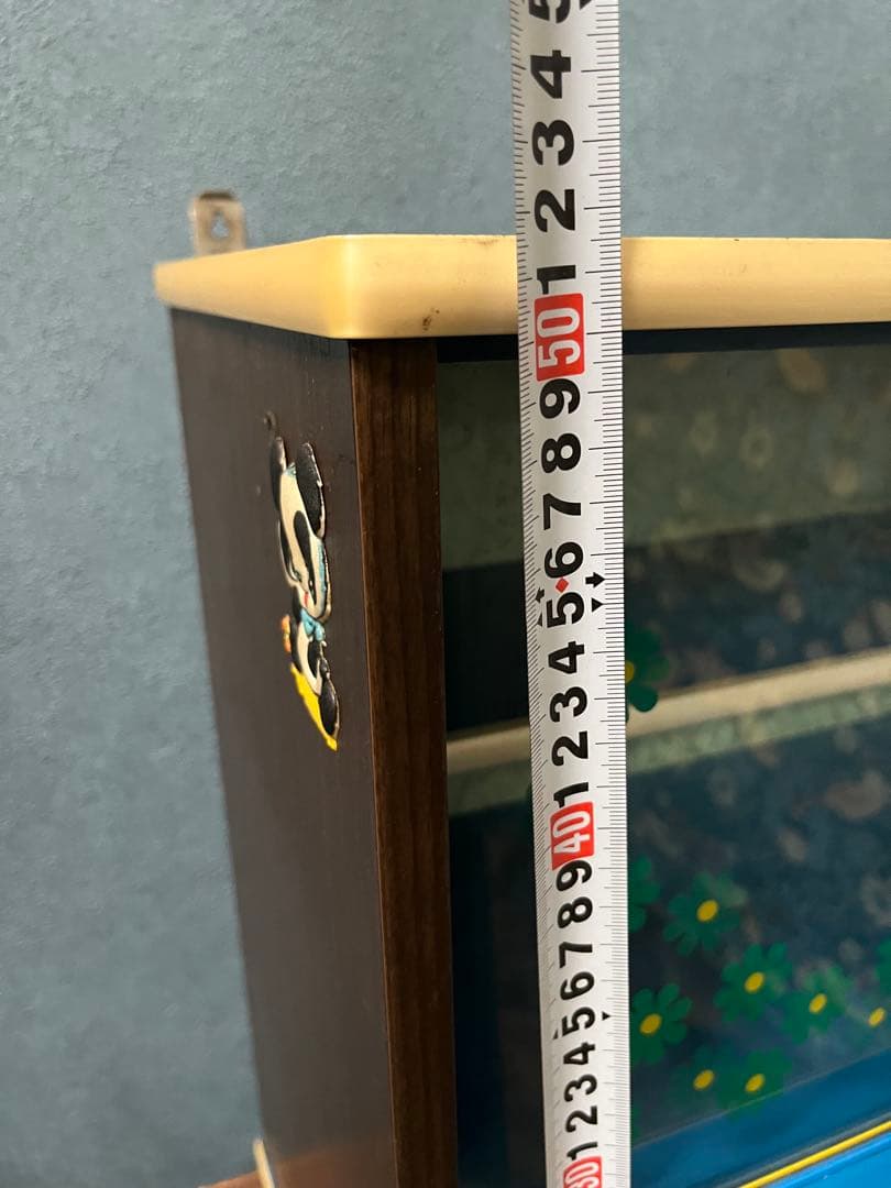 希少 釣り戸棚 レトロポップ 昭和レトロ 当時物 インテリア アンティーク 花柄