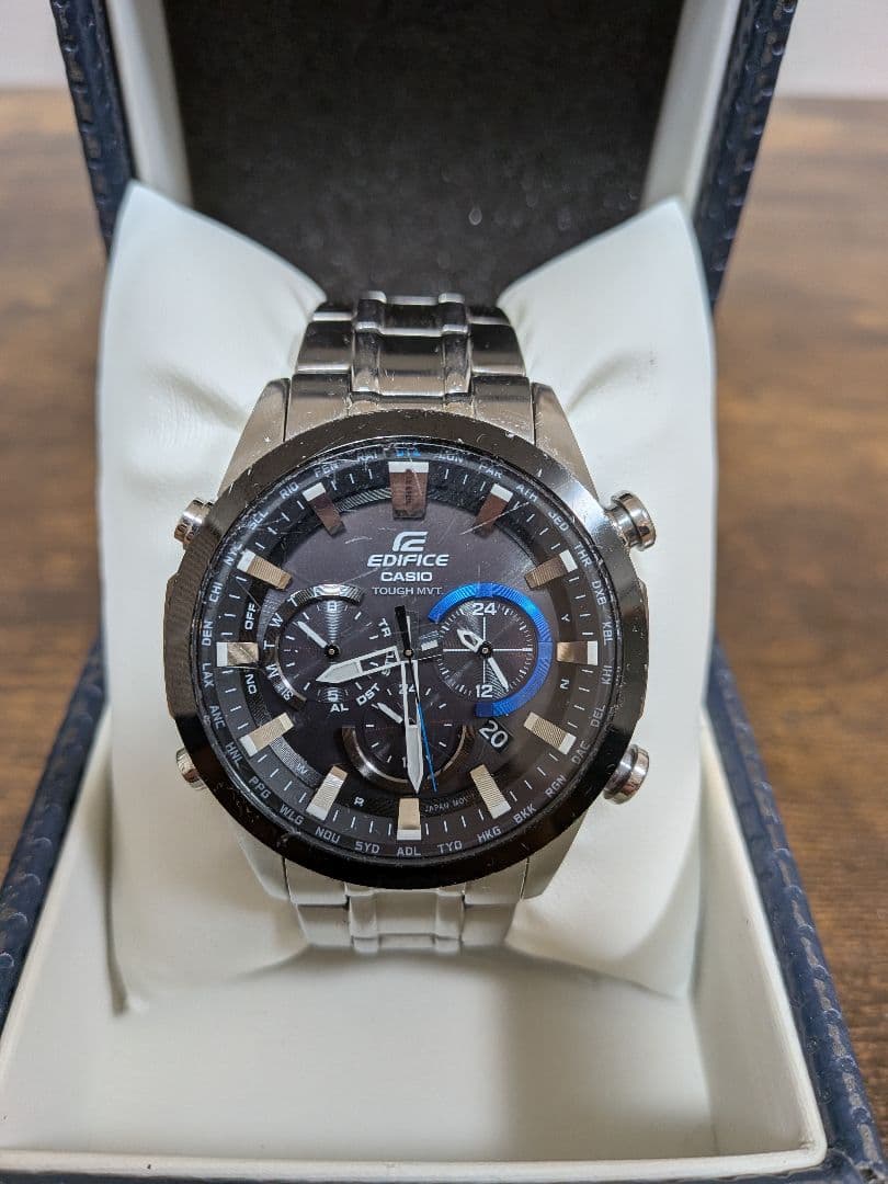 [CASIO EDIFICE] EQW-T630JDB-1AJF ソーラー充電