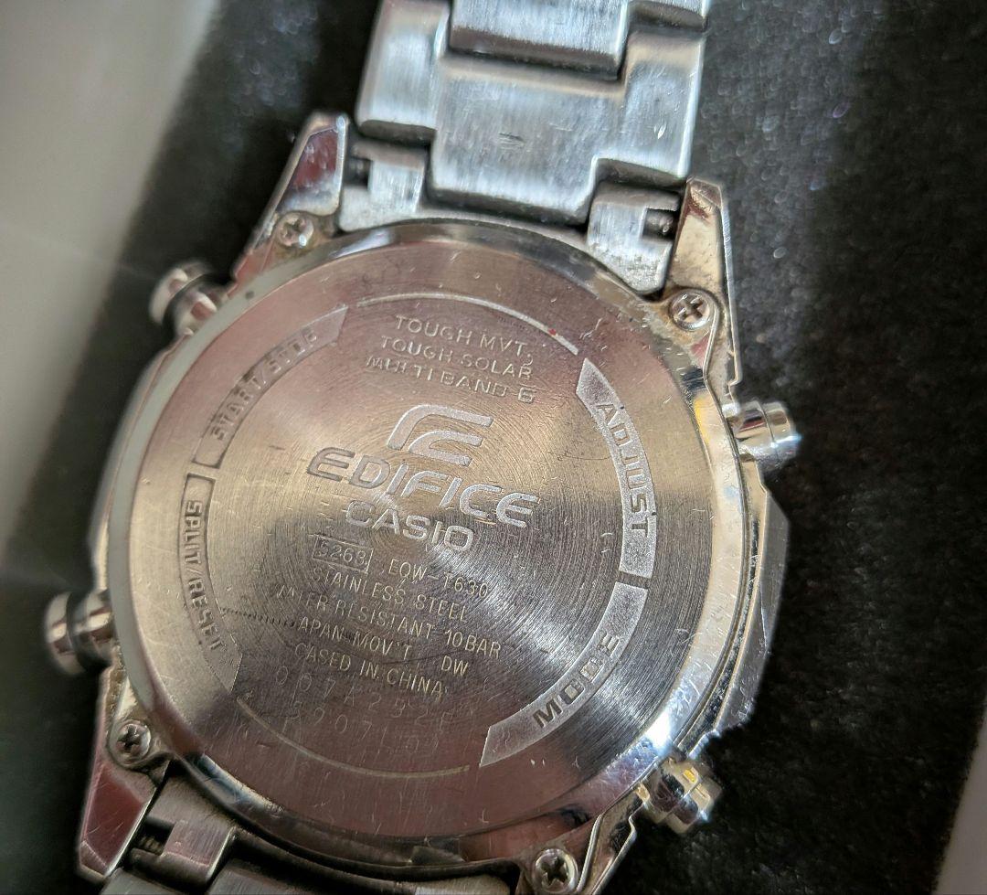 [CASIO EDIFICE] EQW-T630JDB-1AJF ソーラー充電