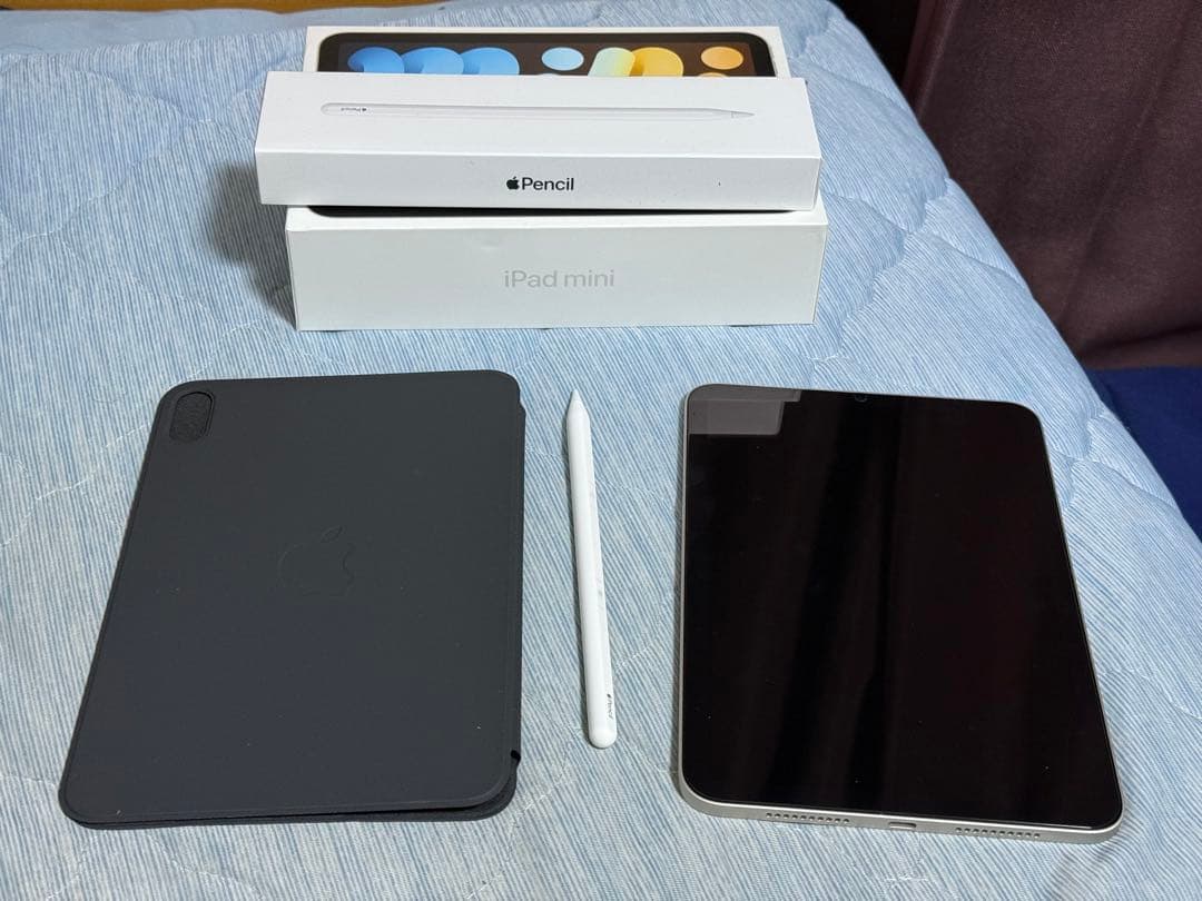 iPad mini 第6世代 256GB Apple Pencil 純正ケース付