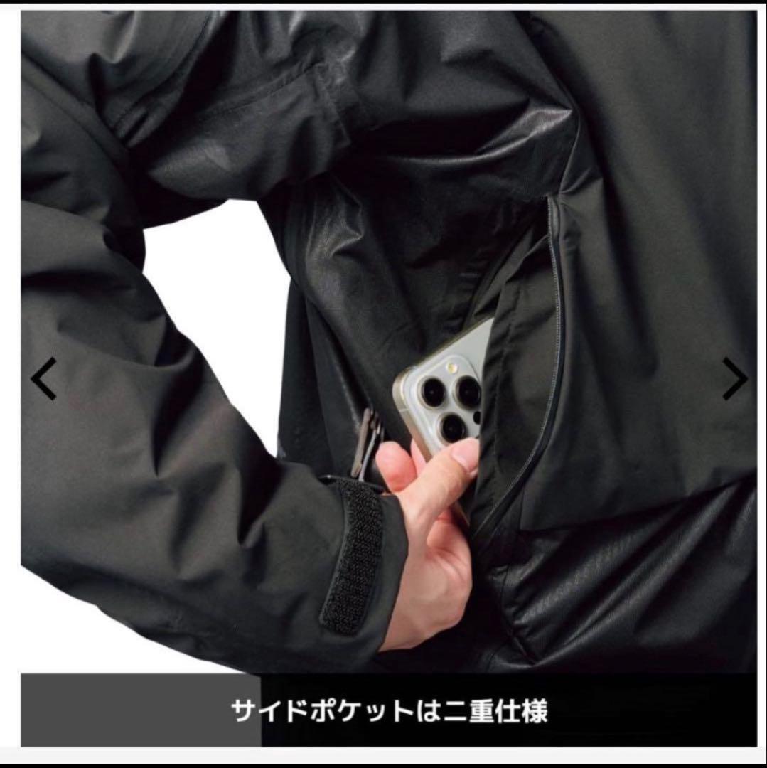 最終値下げ【新品】LL 黒 XShelter プレミアム超透湿防水防寒ジャケット