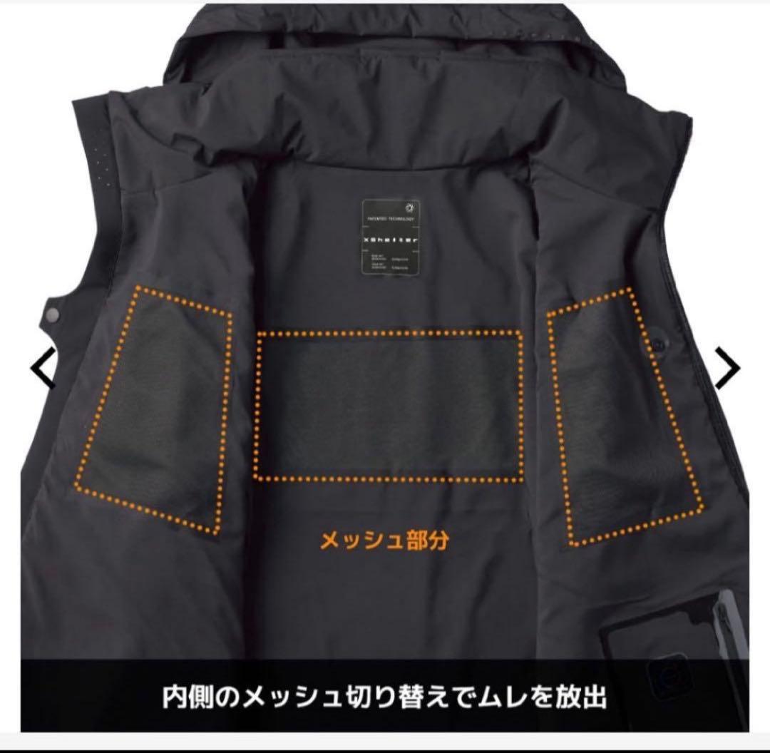 最終値下げ【新品】LL 黒 XShelter プレミアム超透湿防水防寒ジャケット