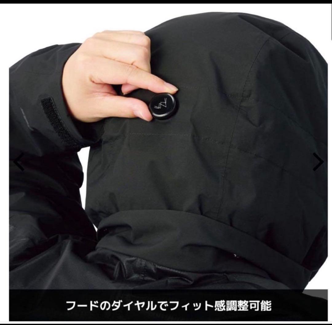 最終値下げ【新品】LL 黒 XShelter プレミアム超透湿防水防寒ジャケット