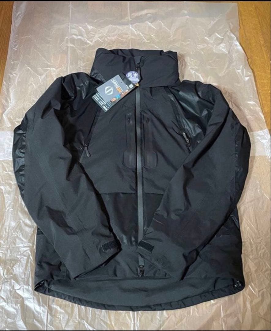 最終値下げ【新品】LL 黒 XShelter プレミアム超透湿防水防寒ジャケット