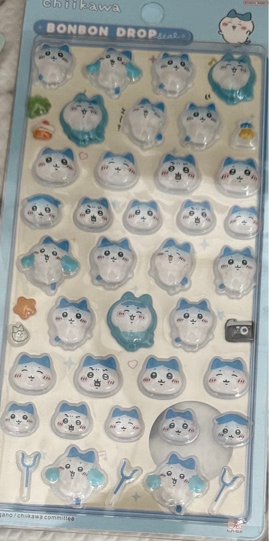 ちいかわ　ボンボンドロップシール正規品4枚セット