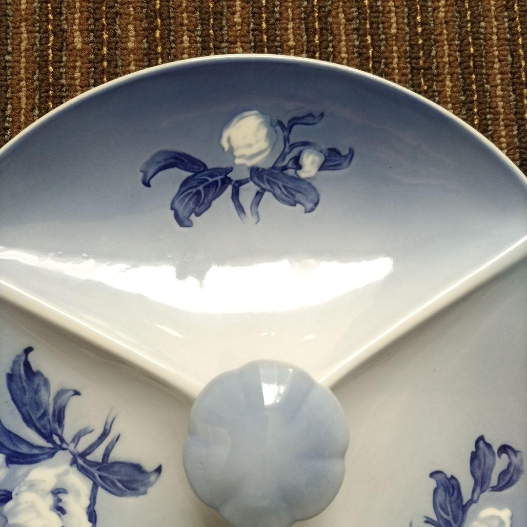 ビングオーグレンダール　クリスマスローズ　３セクションサービングトレイ