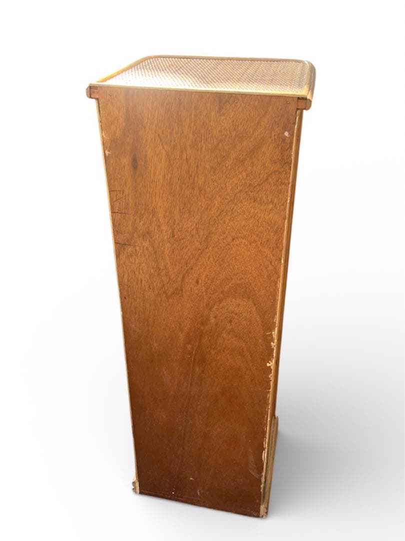 ビンテージ ラタン 7段チェスト 引き出し収納 籐家具