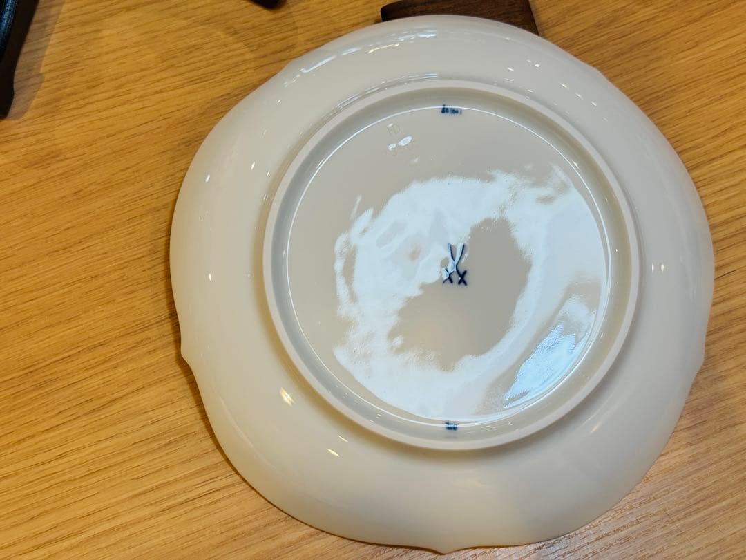 B8045【マイセン】ブルーオニオン スタイル ケーキ皿 2枚