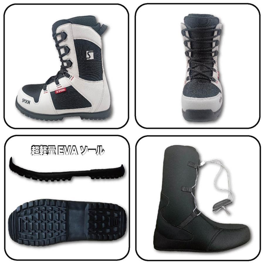 スノーボード ブーツ シューレース ホワイト 26.5～27cm ＊新品訳あり＊
