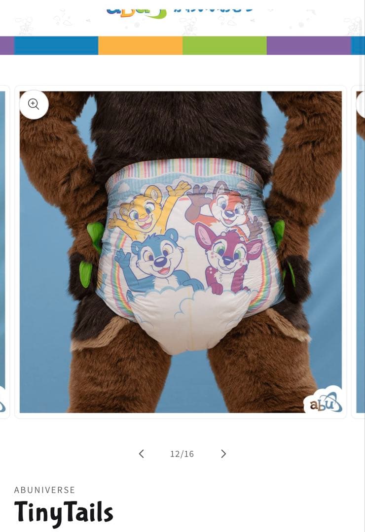 （Ｍサイズ）ABDL ABU（タイニーテールズ）2パック