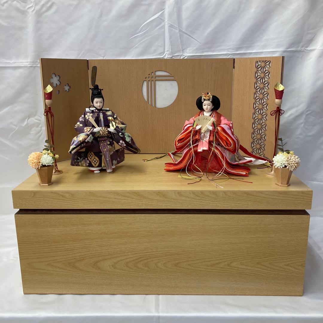 収納　ナチュラル飾り台/立雛飾り