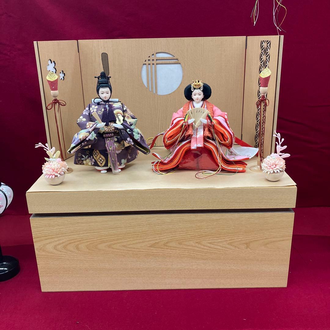 収納　ナチュラル飾り台/立雛飾り