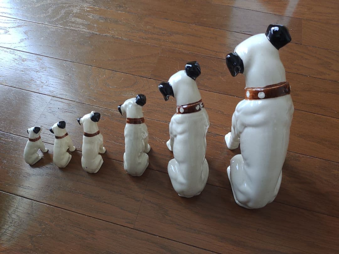ビクター 犬　ニッパー　陶器置物