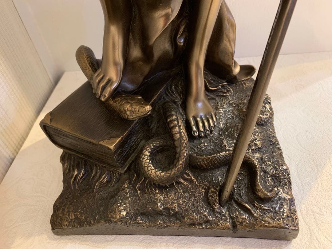 アンティーク 正義の女神の置物 像 ID-391